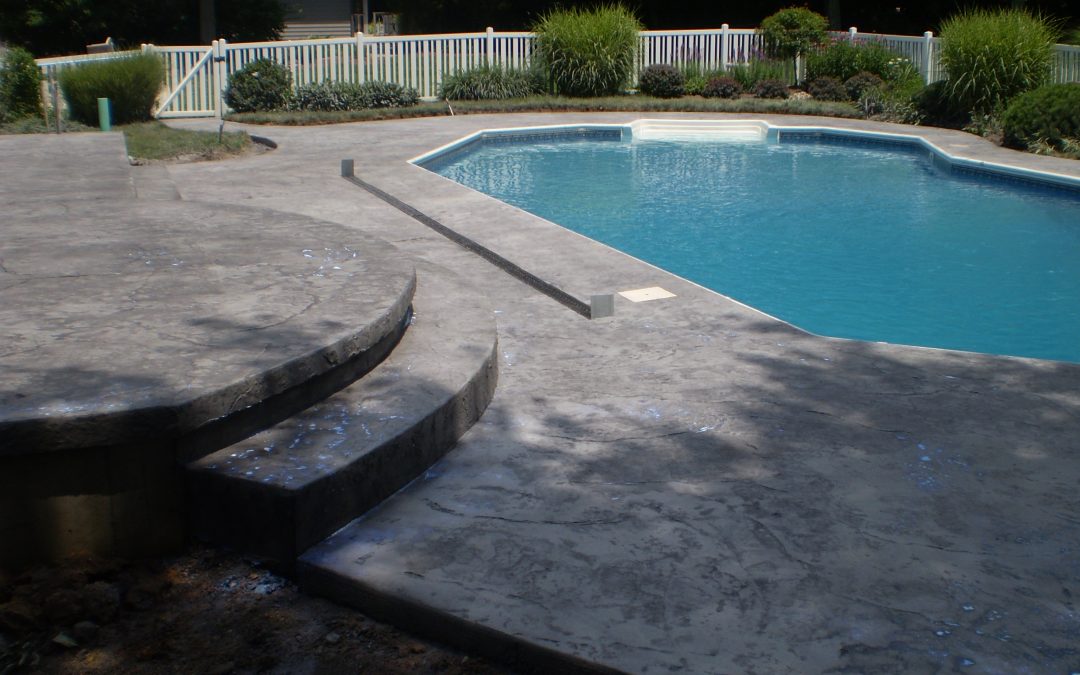 Stamped Concrete Pool Decks Design – 7